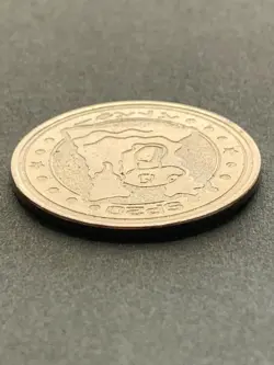Grimer medal coin Meiji Juice Pokemon Japanese NINTENDO VERY RARE - Image 4