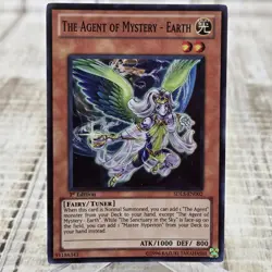 Yugioh The Agent Of Mystery - Earth SDLS-EN002 1st Edition Super Rare - Image 1