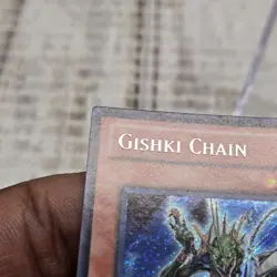 Yugioh Gishki Chain HA05-EN034 1st Edition Ultra Rare - Image 4