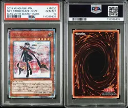 Yu Gi Oh Sky Striker Rose 20th Secret Rare PSA10 Japan Collector Card - Image 1