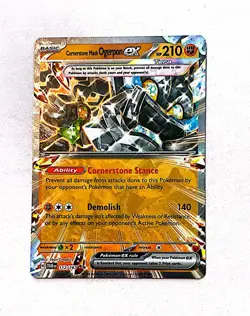 Cornerstone Mask Ogerpon ex 112/167 Twilight Masquerade Near Mint Pokemon Card - Image 1