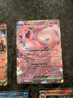 Pokemon 151 5 Card EX Lot Mew Charizard Blastoise Venusaur Ninetales mint - Image 3