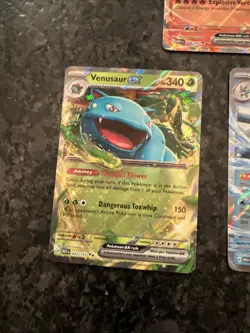Pokemon 151 5 Card EX Lot Mew Charizard Blastoise Venusaur Ninetales mint - Image 4