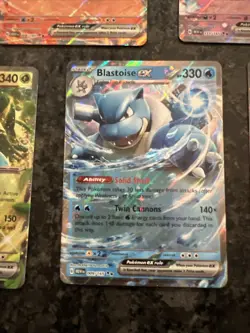 Pokemon 151 5 Card EX Lot Mew Charizard Blastoise Venusaur Ninetales mint - Image 5