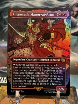 MTG | Gilgamesh, Master-at-Arms (Borderless) [FINAL FANTASY] ✨FOIL✨ - Image 1