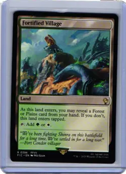 NM Fortified Village, MTG, Final Fantasy Commander, Magic the Gathering, 396 - Image 1