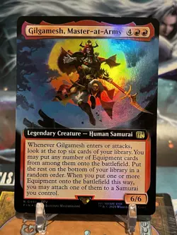 MTG | Gilgamesh, Master-at-Arms (Extended Art) [FINAL FANTASY] ✨FOIL✨ - Image 1