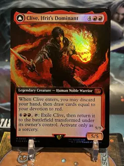 MTG | Clive, Ifrit's Dominant - Ifrit (Extended Art) [FINAL FANTASY] ✨FOIL✨ - Image 1