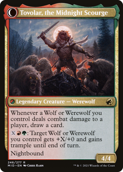 Tovolar, Dire Overlord Werewolf MTG EDH Commander Deck Gruul Wolf Tribal - Image 4