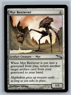 Magic The Gathering Mirrodin Myr Retriever #215/306 MTG TCG CCG - Image 1