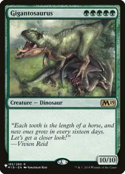 Gigantosaurus The List NM MTG - Image 1