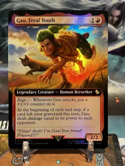 MTG | Gau, Feral Youth (Extended Art) [FINAL FANTASY] ✨FOIL✨ - Image 1