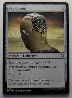 SKULLCLAMP - Final Fantasy MTG Magic: the Gathering - Image 1