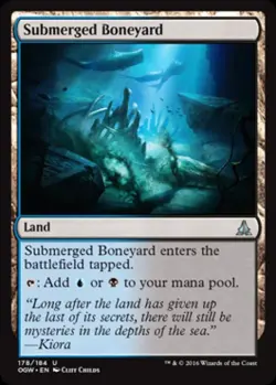 Submerged Boneyard - Light Play MTG Oath of the Gatewatch - Image 1
