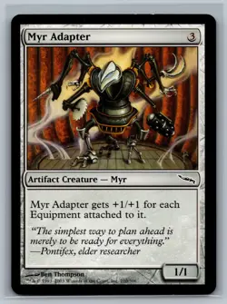 Magic The Gathering Mirrodin 4x Myr Adapter #210/306 MTG TCG CCG Playset - Image 1