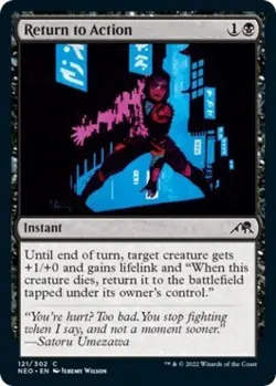 Return to Action - Near Mint MTG Kamigawa: Neon Dynasty - Image 1