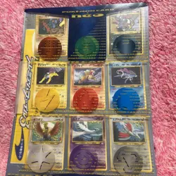 Vintage Neo Genesis Premium File 3 with Folder 9 Pokemon Card Set Japanese - Image 1