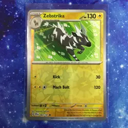 ⚡Pokemon - Zebstrika - Common - 063/191 - Reverse Holo - Surging Sparks (NM)⚡ - Image 1