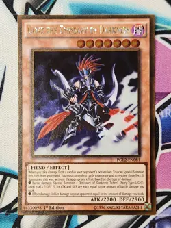 PGL2-EN081 Gorz the Emissary of Darkness : Gold Rare 1st Edition YuGiOh - Image 1