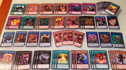 YuGiOh Fire King 3 Mazos + 3 Ulcanix + 9 Links Extra Deck - Image 1
