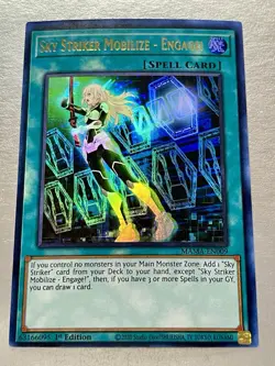 Sky Striker Mobilize - Engage! | MAMA-EN009 | MISPRINT | Ultra Rare | YuGiOh! - Image 4