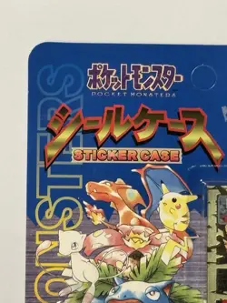 Pokemon Amada Japanese sticker 2000 Charizard Gold sealed Rare unpunched Card - Image 2