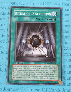 ABPF-EN058 Ritual of Destruction Yu-Gi-Oh Card 1st Edition New - Image 1