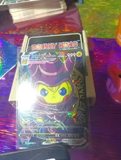 Pikachu Dark Magician Pokemon Card VMAX Rainbow GX EX GX V Star Holo Cosplay - Image 1