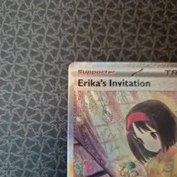 Pokemon TCG Erika's Invitation Scarlet & Violet Holo Card 203/165 - Image 2