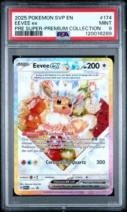 Eevee EX - #174 - Prismatic SPC Promo - Pokemon Card - PSA 9 - Image 1