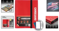 Durable 9 Pocket Card Binder - Side-Loading, Acid-Free & Stylish for Collectors - Image 2