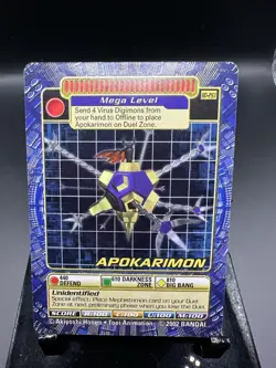 Digimon Card Apokarimon BO-293 Digi Battle Booster Series 6 Non-holo - Image 2