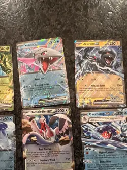 scarlet and violet era 20 ex card lot! pokemon TCG WHT MEW JTG BLK PAR PRE DIR - Image 2