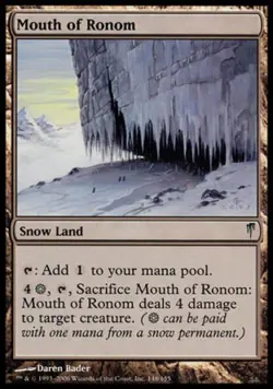 Mouth of Ronom - Medium Play MTG Coldsnap - Image 1