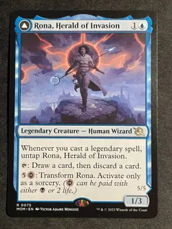 MTG Rona, Herald of Invasion, NM-Mint, (MOM #0075) Regular - Image 1