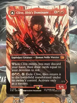 MTG | Clive, Ifrit's Dominant (Borderless) (0318) [FINAL FANTASY] NF - Image 1