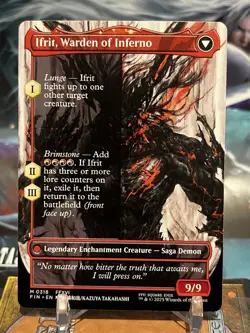 MTG | Clive, Ifrit's Dominant (Borderless) (0318) [FINAL FANTASY] NF - Image 2