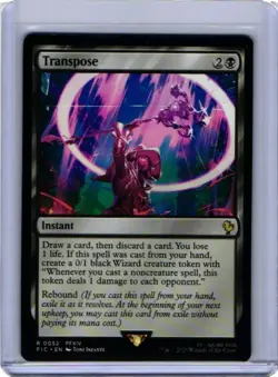 Transpose Light Play, English Magic the Gathering MTG Commander: Final Fantasy - Image 1