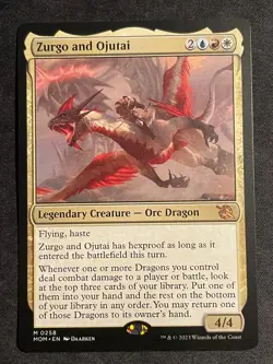 MTG Zurgo and Ojutai, NM-Mint, (MOM #0258) Regular - Image 1