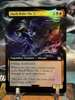 MTG | Black Waltz No. 3 (Extended Art) [FINAL FANTASY] ✨FOIL✨ - Image 1