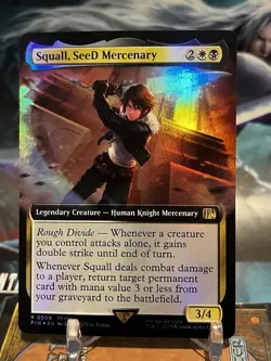 MTG | Squall, SeeD Mercenary (Extended Art) [FINAL FANTASY] ✨FOIL✨ - Image 1