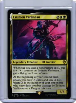 MTG Magic the Gathering Estinien Varlineau (82/801) Final Fantasy Commander NM - Image 1