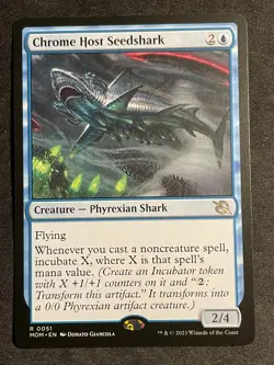 MTG Chrome Host Seedshark, NM-Mint, (MOM #0051) Regular - Image 1