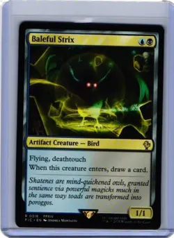 x1 Baleful Strix R MTG Commander: Final Fantasy M/NM, English - Image 1