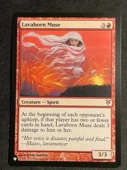 MTG Lavaborn Muse, NM-Mint, (DDK #50) Regular - Image 1