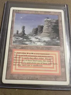 MTG Plateau Revised Magic The Gathering Good - Image 2