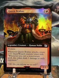 MTG | Queen Brahne (Extended Art) [FINAL FANTASY] ✨FOIL✨ - Image 1