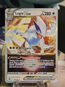 Lugia VSTAR - 139/195 - Pokemon Silver Tempest Sword & Shield Ultra Rare Card NM - Image 1