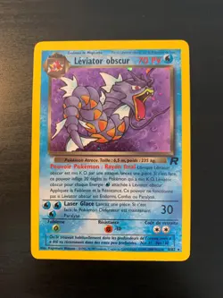 Carte Pokemon : Leviator Obscur 8/82 Team Rocket Wizards Francaise - Image 1