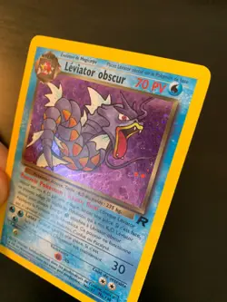 Carte Pokemon : Leviator Obscur 8/82 Team Rocket Wizards Francaise - Image 3